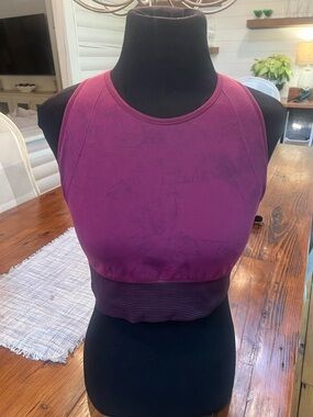 Lululemon Magenta Racerback Sports Bra Top